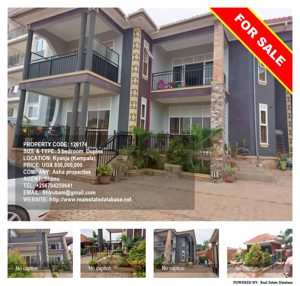5 bedroom Duplex  for sale in Kyanja Kampala Uganda, code: 126174