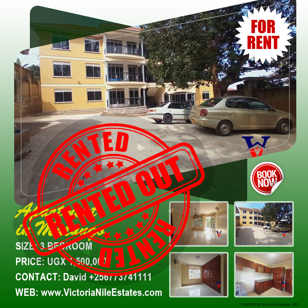 3 bedroom Apartment  for rent in Mutungo Kampala Uganda, code: 126244