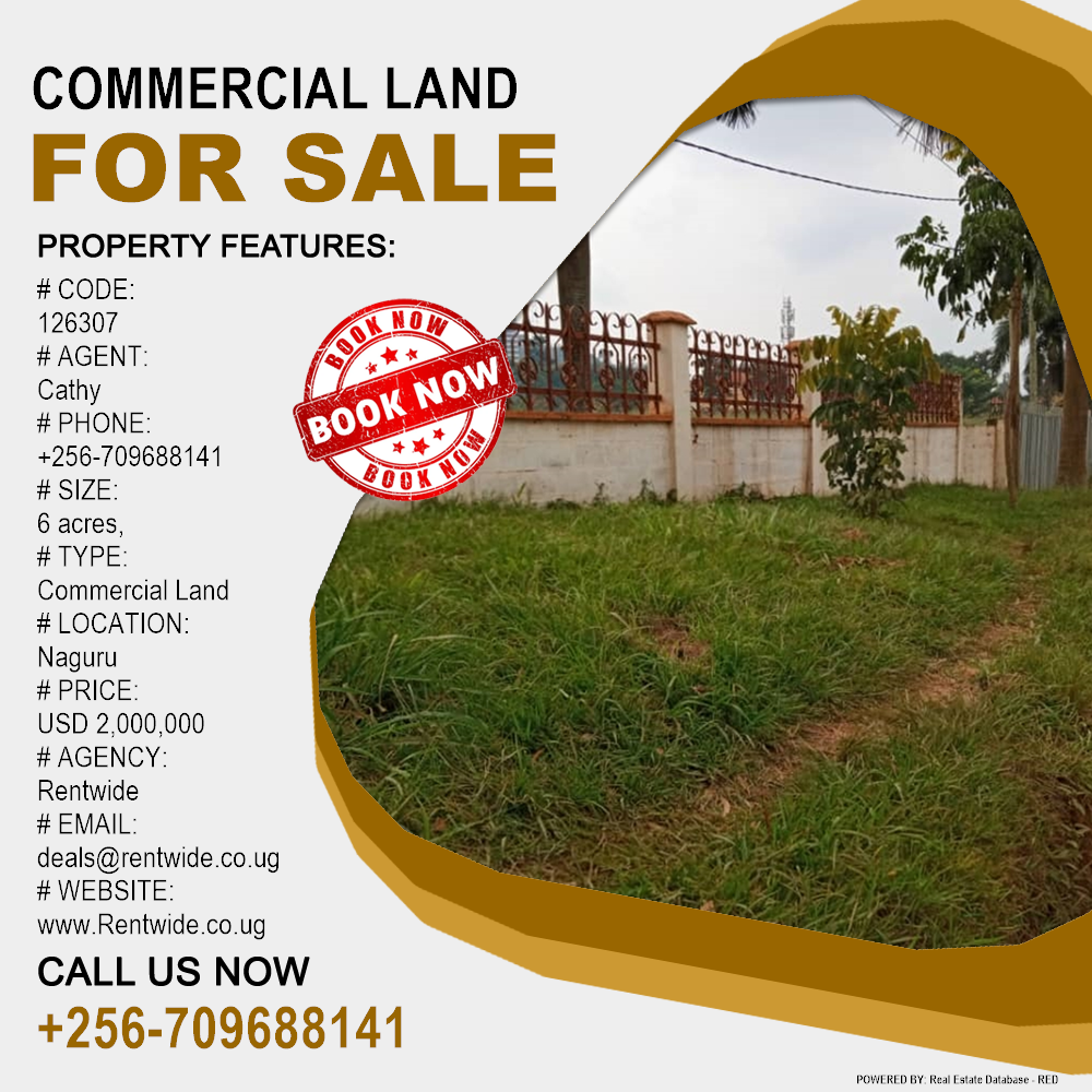 Commercial Land  for sale in Naguru Kampala Uganda, code: 126307