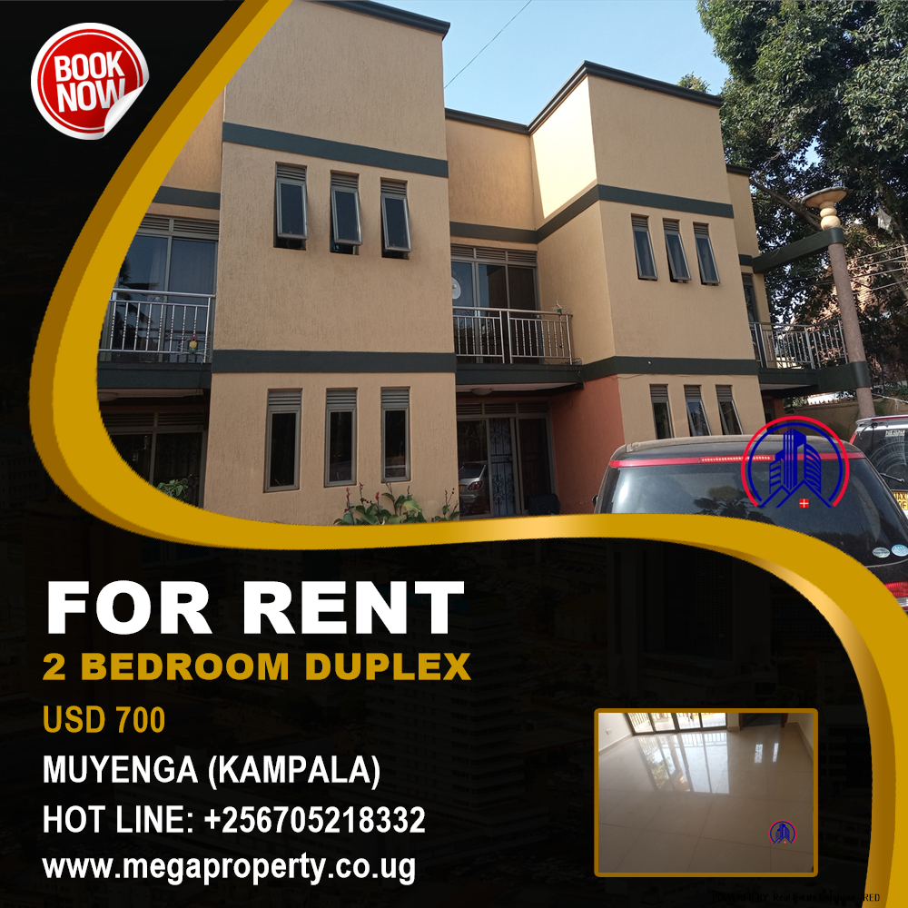 2 bedroom Duplex  for rent in Muyenga Kampala Uganda, code: 126340