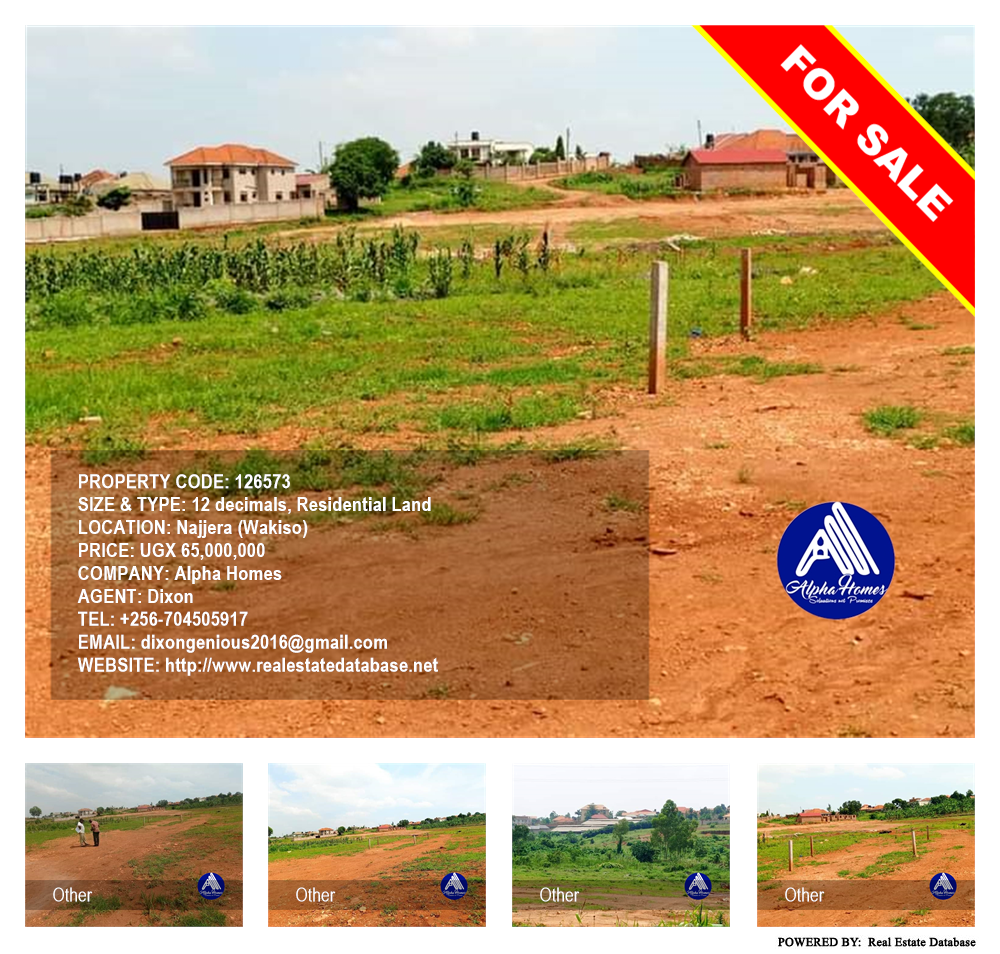 Residential Land  for sale in Najjera Wakiso Uganda, code: 126573