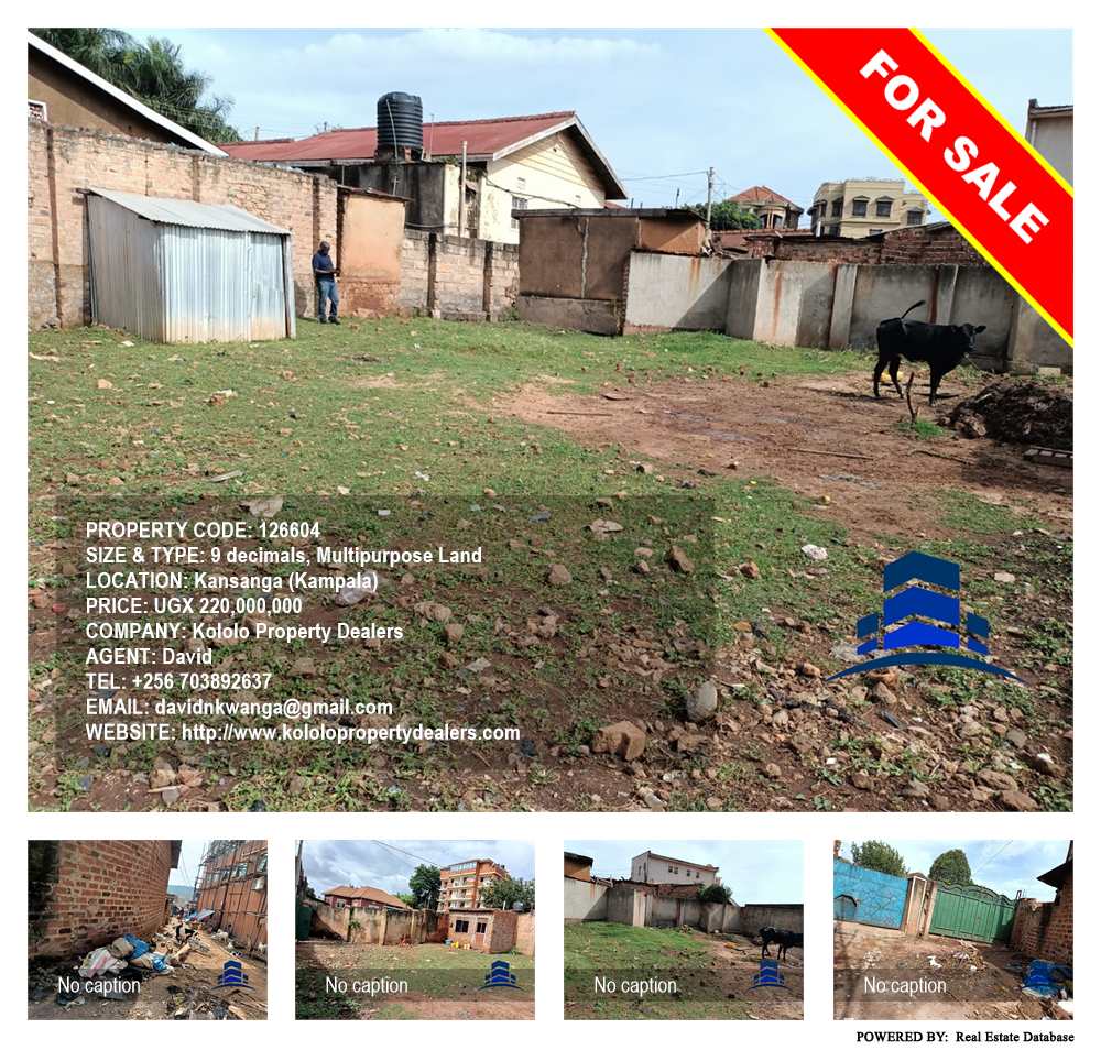 Multipurpose Land  for sale in Kansanga Kampala Uganda, code: 126604