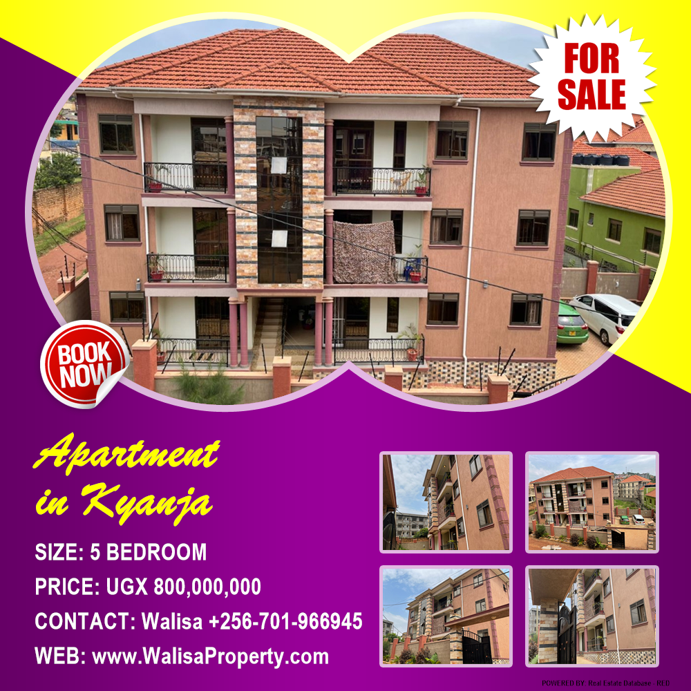 5 bedroom Apartment  for sale in Kyanja Kampala Uganda, code: 126731