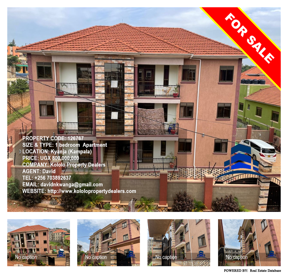 1 bedroom Apartment  for sale in Kyanja Kampala Uganda, code: 126767