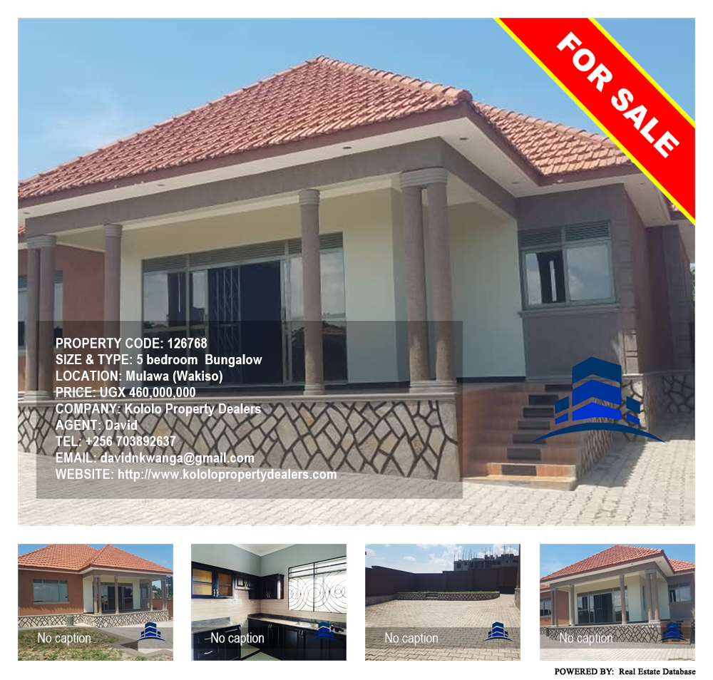 5 bedroom Bungalow  for sale in Mulawa Wakiso Uganda, code: 126768