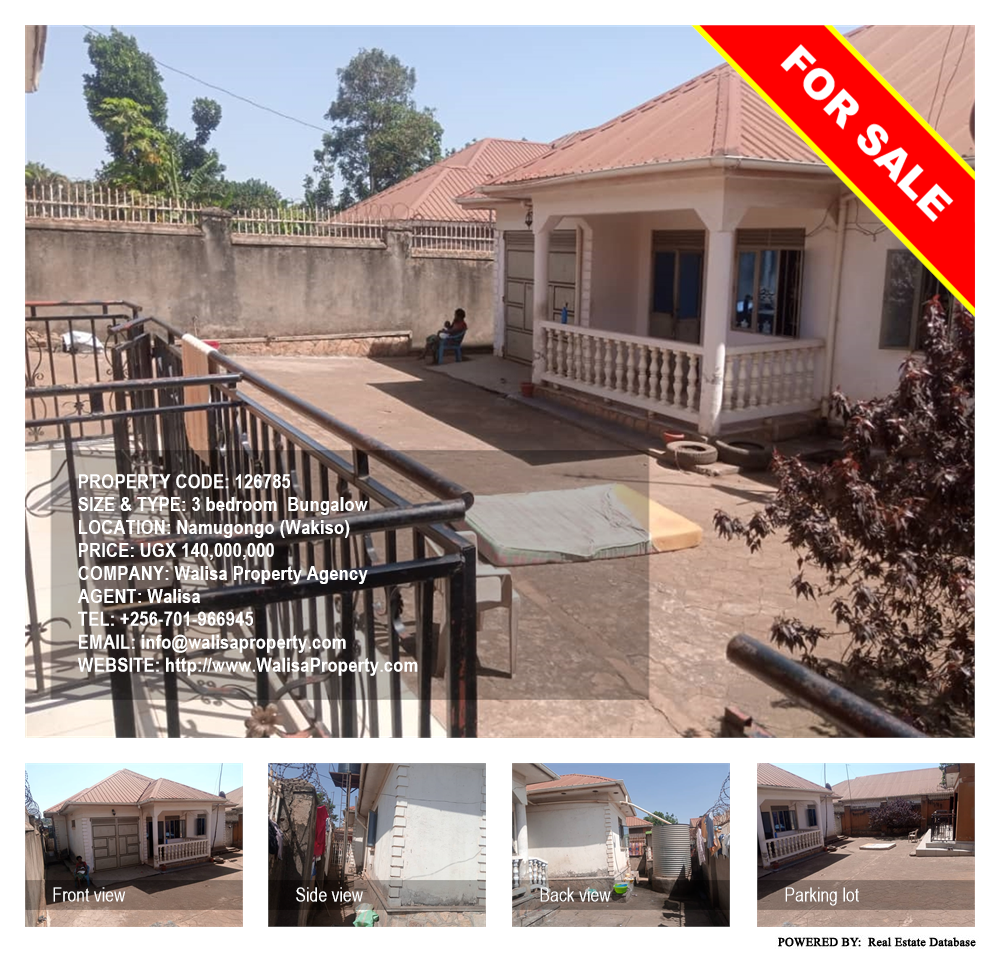 3 bedroom Bungalow  for sale in Namugongo Wakiso Uganda, code: 126785