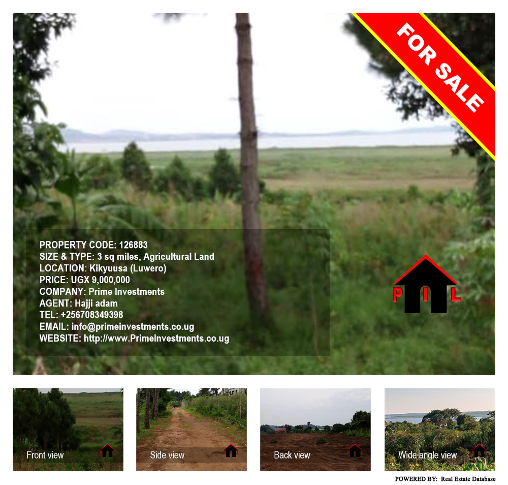 Agricultural Land  for sale in Kikyuusa Luweero Uganda, code: 126883