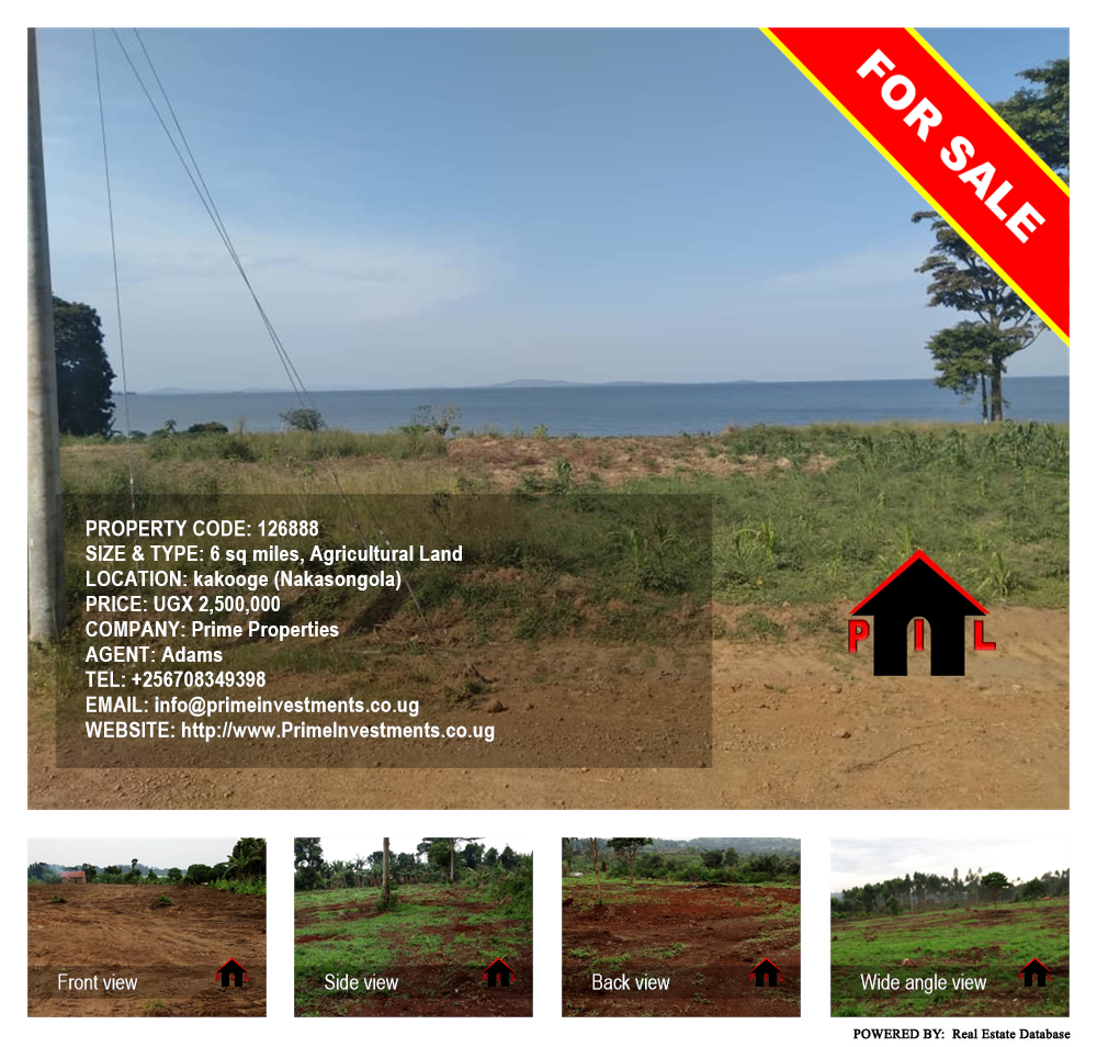Agricultural Land  for sale in Kakooge Nakasongola Uganda, code: 126888