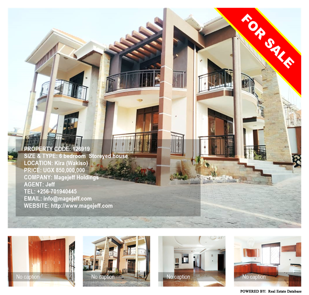 6 bedroom Storeyed house  for sale in Kira Wakiso Uganda, code: 126919