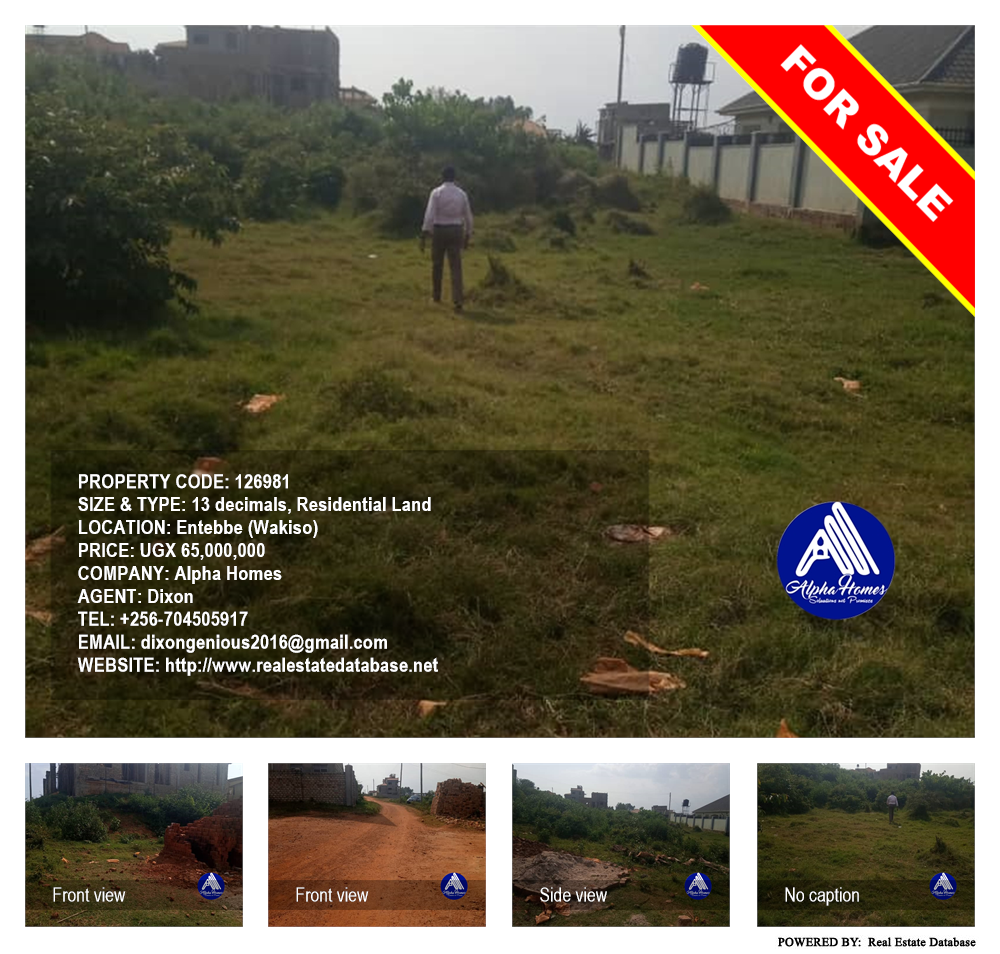 Residential Land  for sale in Entebbe Wakiso Uganda, code: 126981
