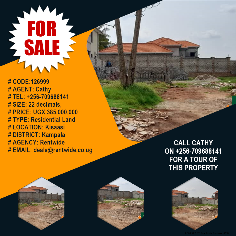 Residential Land  for sale in Kisaasi Kampala Uganda, code: 126999