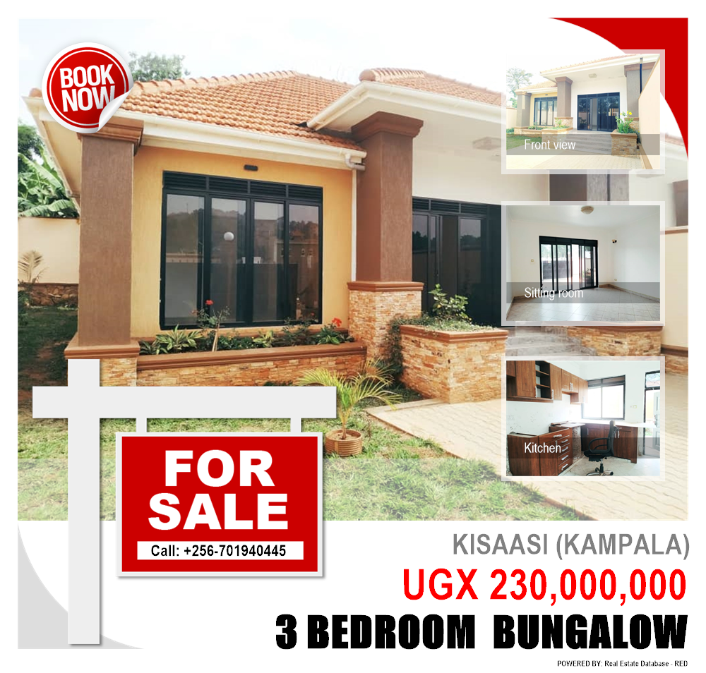 3 bedroom Bungalow  for sale in Kisaasi Kampala Uganda, code: 127071