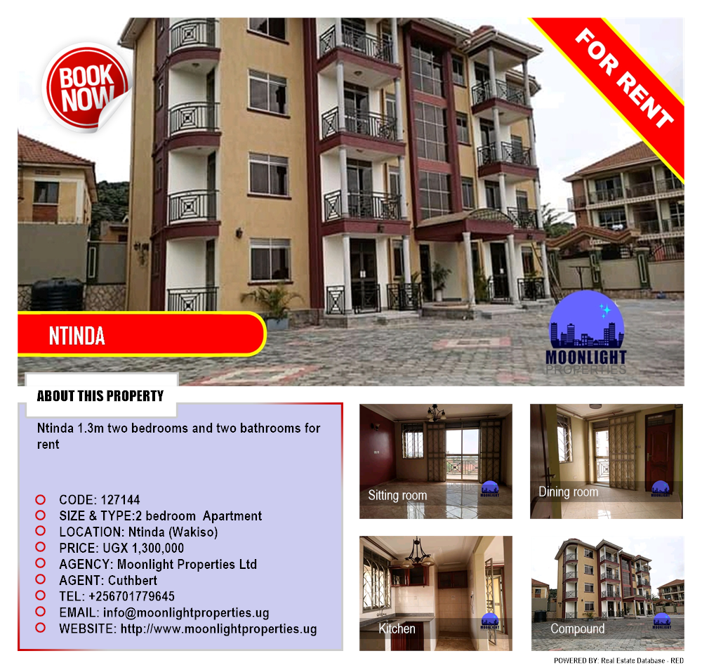 2 bedroom Apartment  for rent in Ntinda Wakiso Uganda, code: 127144