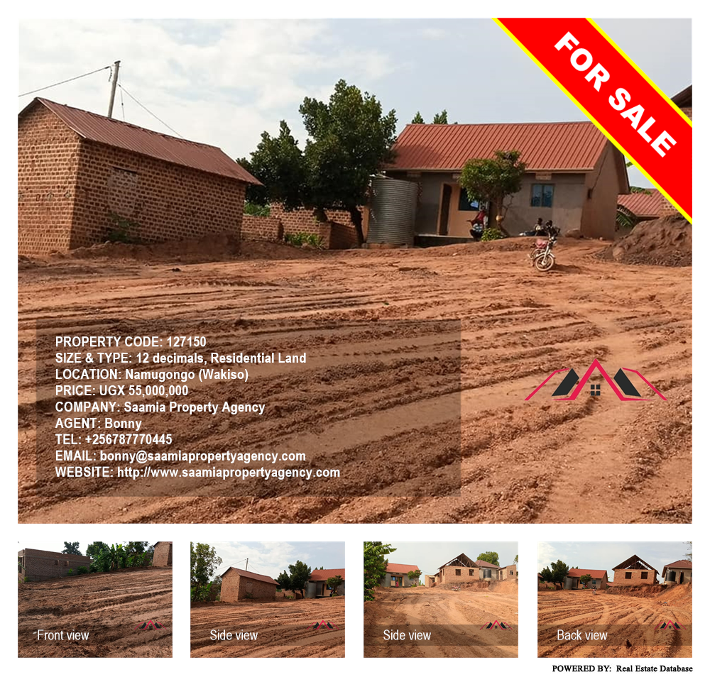 Residential Land  for sale in Namugongo Wakiso Uganda, code: 127150