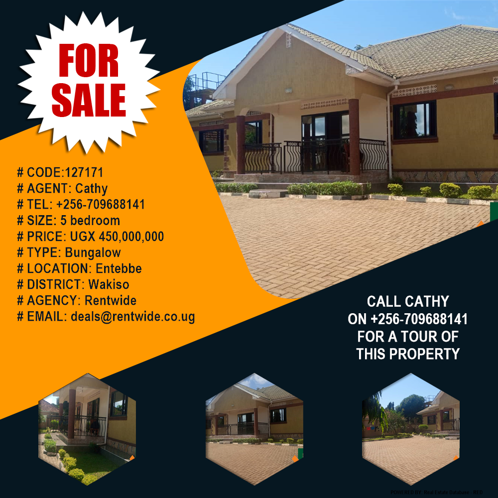 5 bedroom Bungalow  for sale in Entebbe Wakiso Uganda, code: 127171