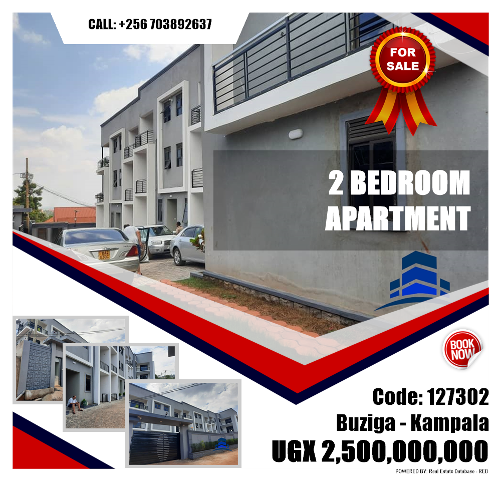 2 bedroom Apartment  for sale in Buziga Kampala Uganda, code: 127302