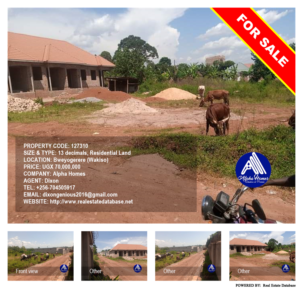 Residential Land  for sale in Bweyogerere Wakiso Uganda, code: 127310