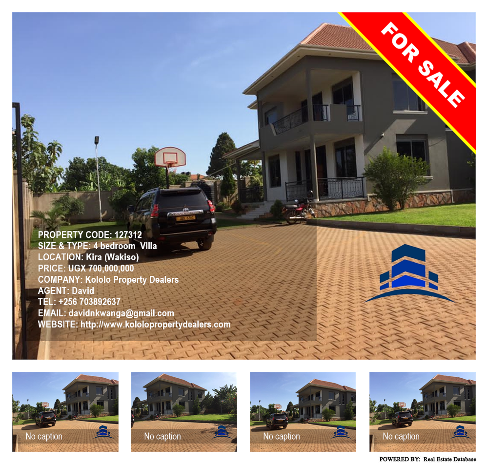 4 bedroom Villa  for sale in Kira Wakiso Uganda, code: 127312