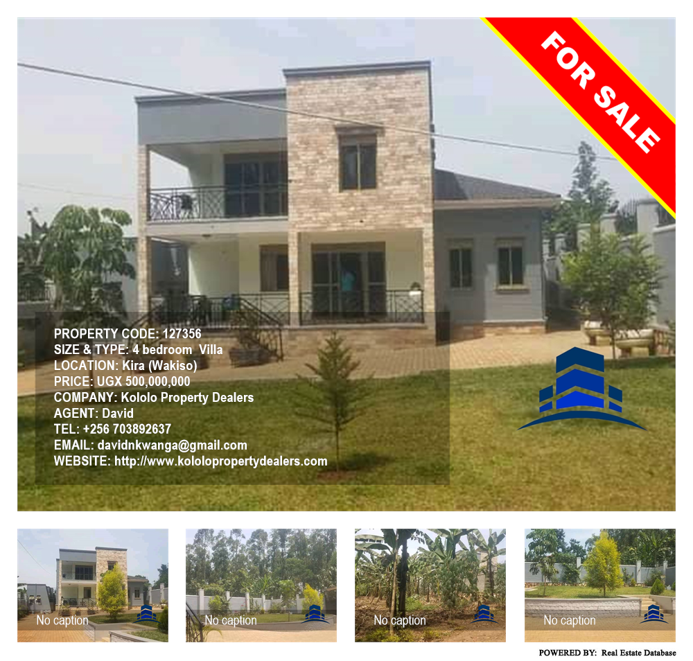 4 bedroom Villa  for sale in Kira Wakiso Uganda, code: 127356