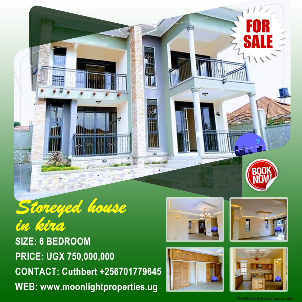 6 bedroom Storeyed house  for sale in Kira Wakiso Uganda, code: 127444