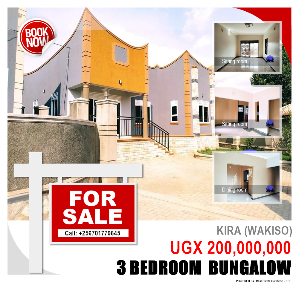 3 bedroom Bungalow  for sale in Kira Wakiso Uganda, code: 127456
