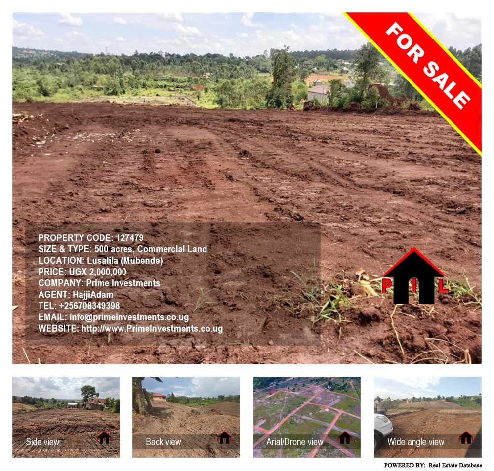 Commercial Land  for sale in Lusalila Mubende Uganda, code: 127479