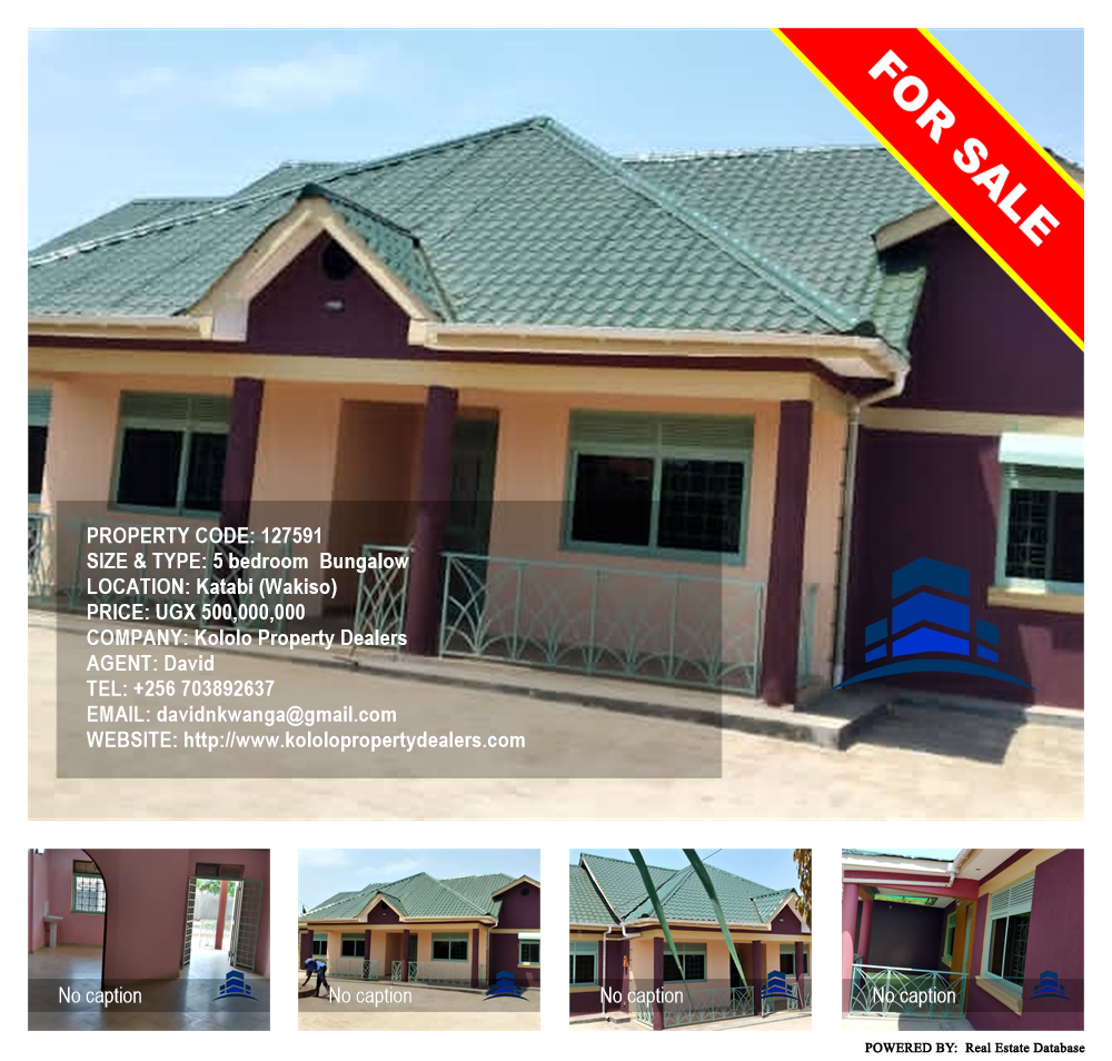 5 bedroom Bungalow  for sale in Katabi Wakiso Uganda, code: 127591