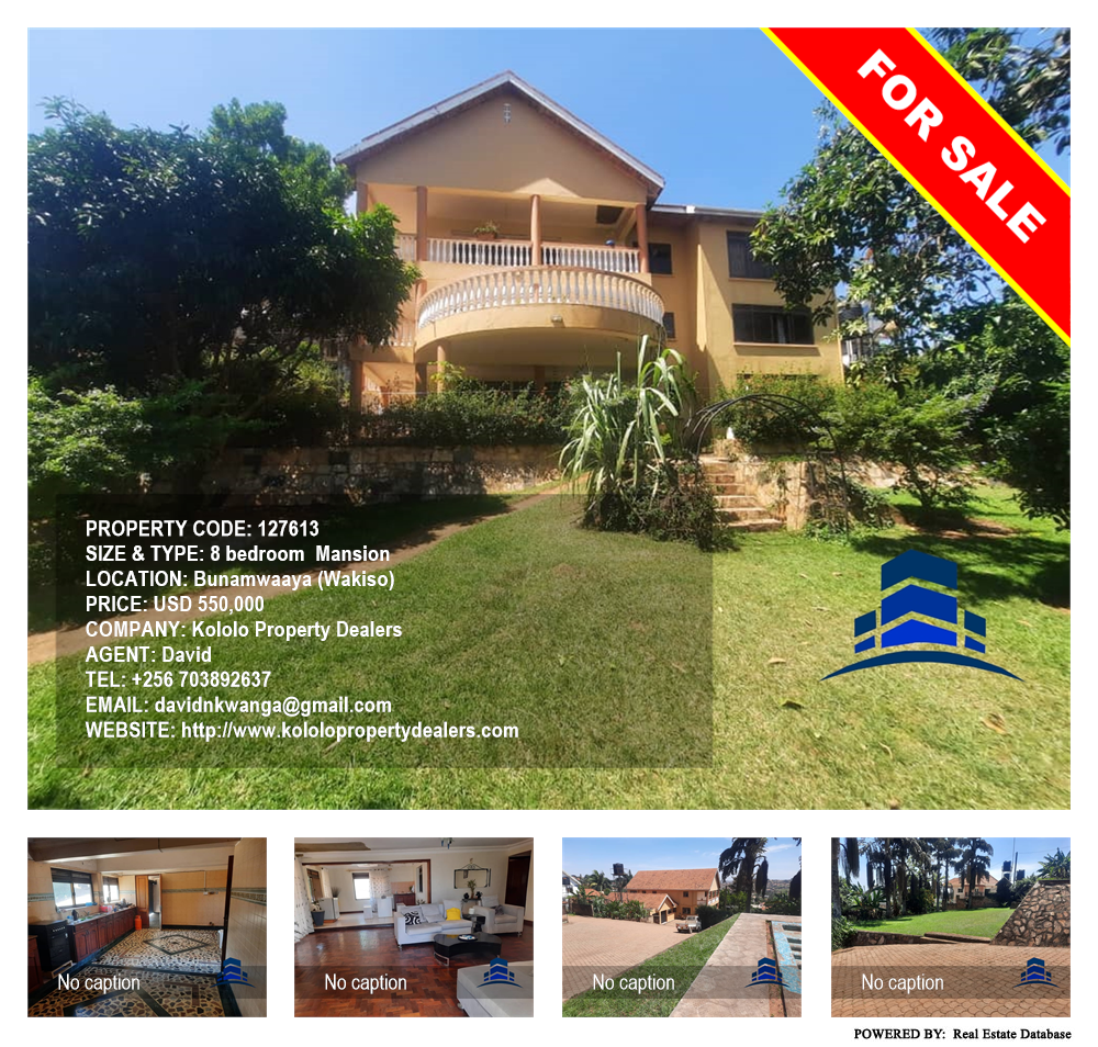 8 bedroom Mansion  for sale in Bunamwaaya Wakiso Uganda, code: 127613