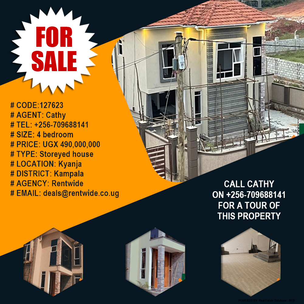 4 bedroom Storeyed house  for sale in Kyanja Kampala Uganda, code: 127623