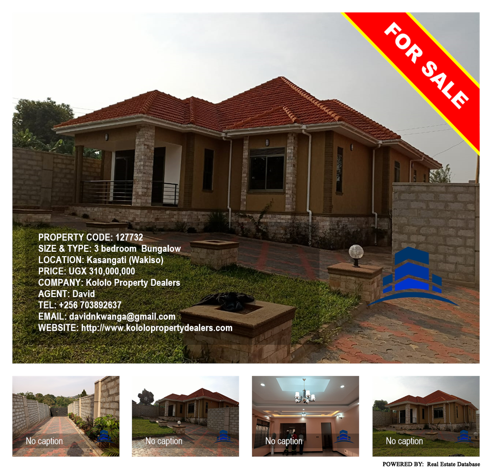 3 bedroom Bungalow  for sale in Kasangati Wakiso Uganda, code: 127732