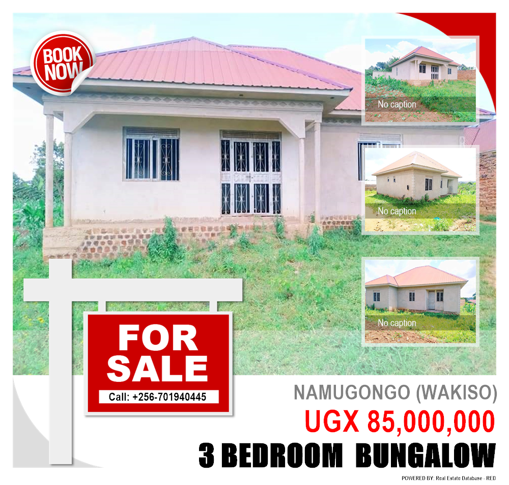 3 bedroom Bungalow  for sale in Namugongo Wakiso Uganda, code: 127812
