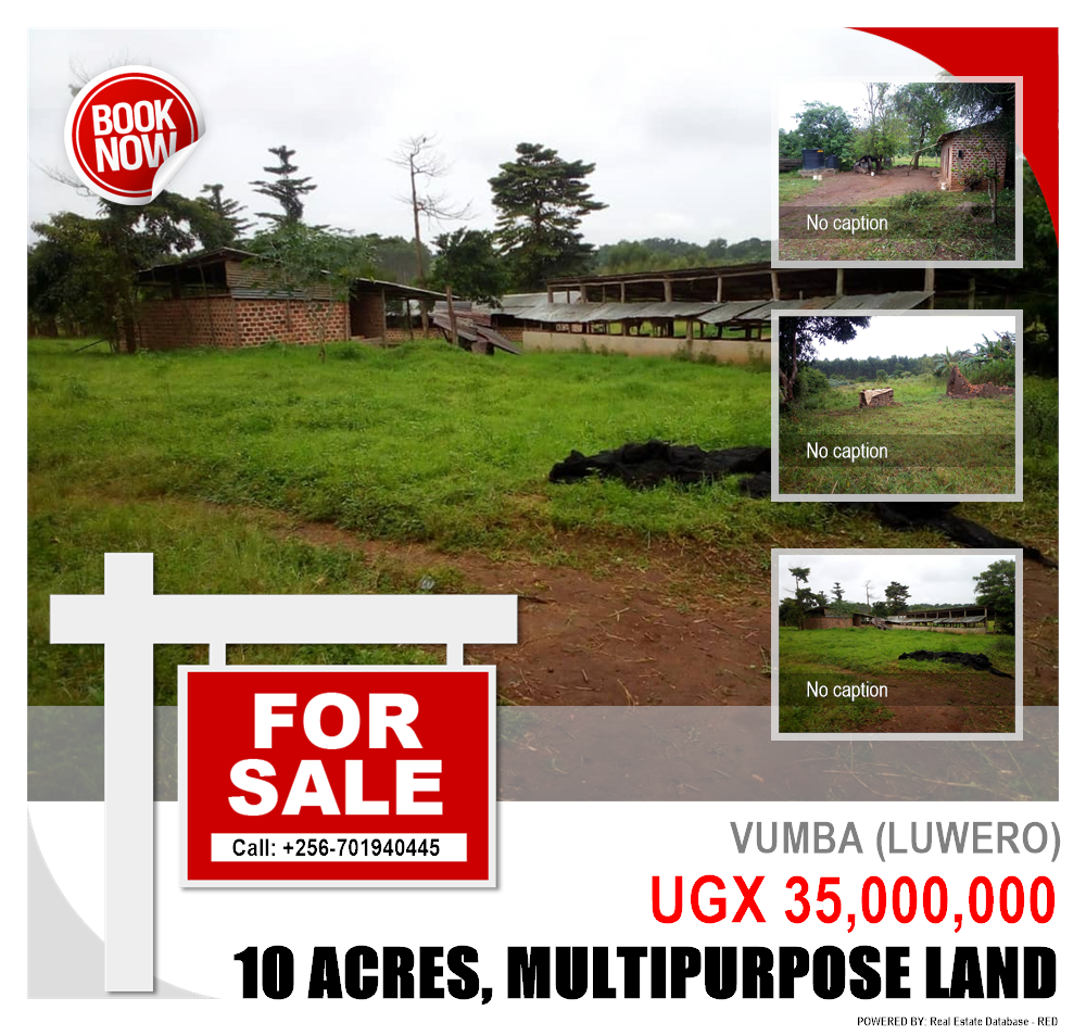 Multipurpose Land  for sale in Vvumba Luweero Uganda, code: 127813