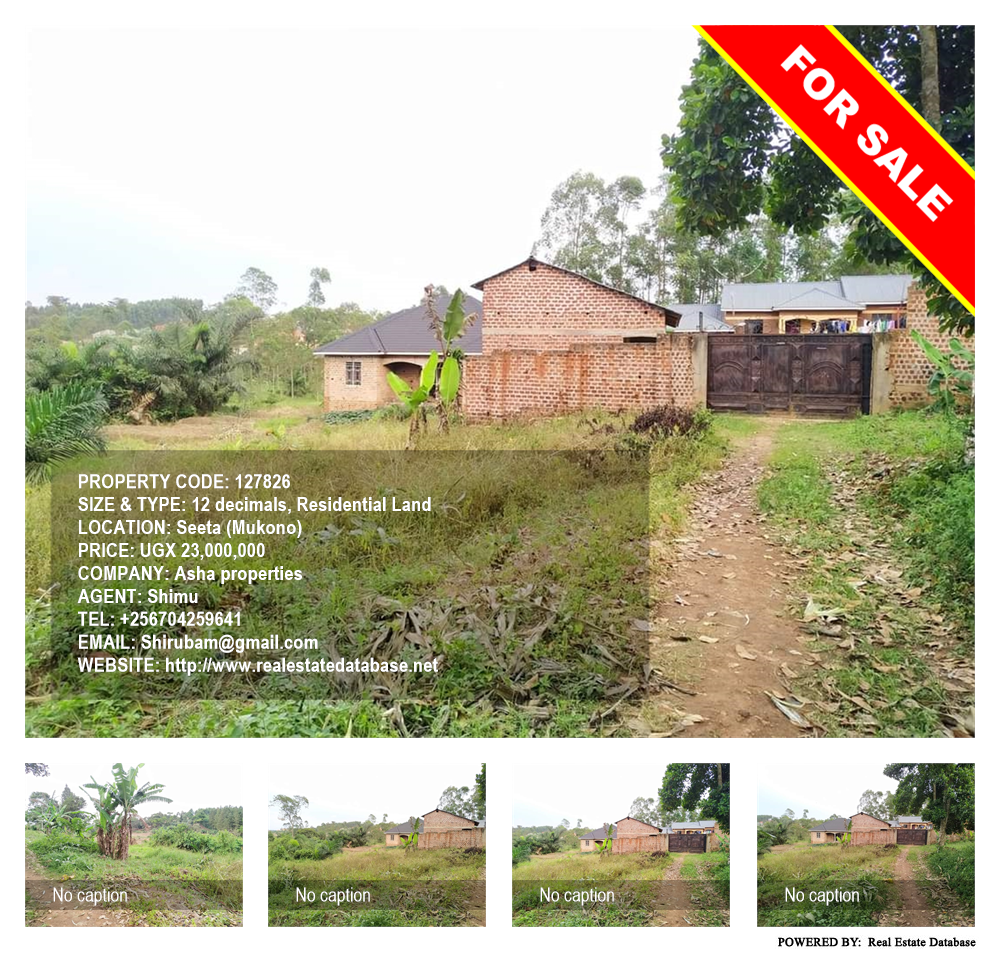 Residential Land  for sale in Seeta Mukono Uganda, code: 127826