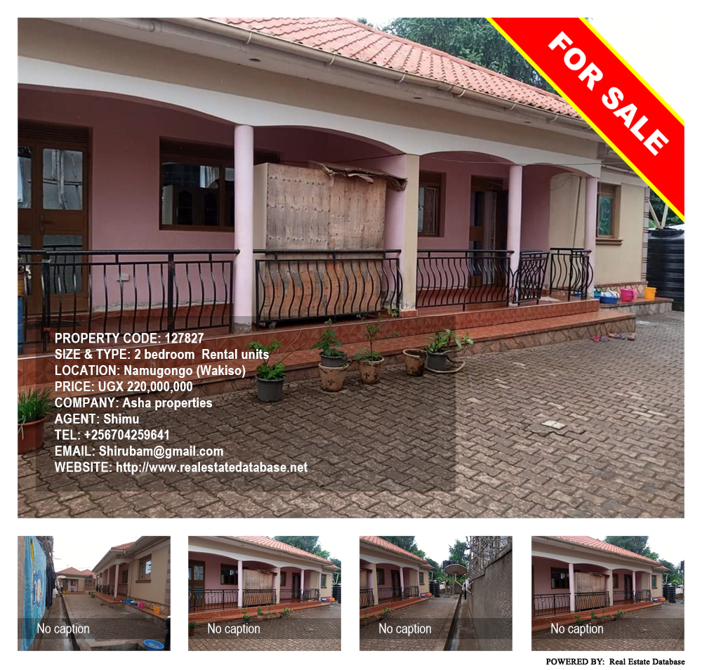 2 bedroom Rental units  for sale in Namugongo Wakiso Uganda, code: 127827