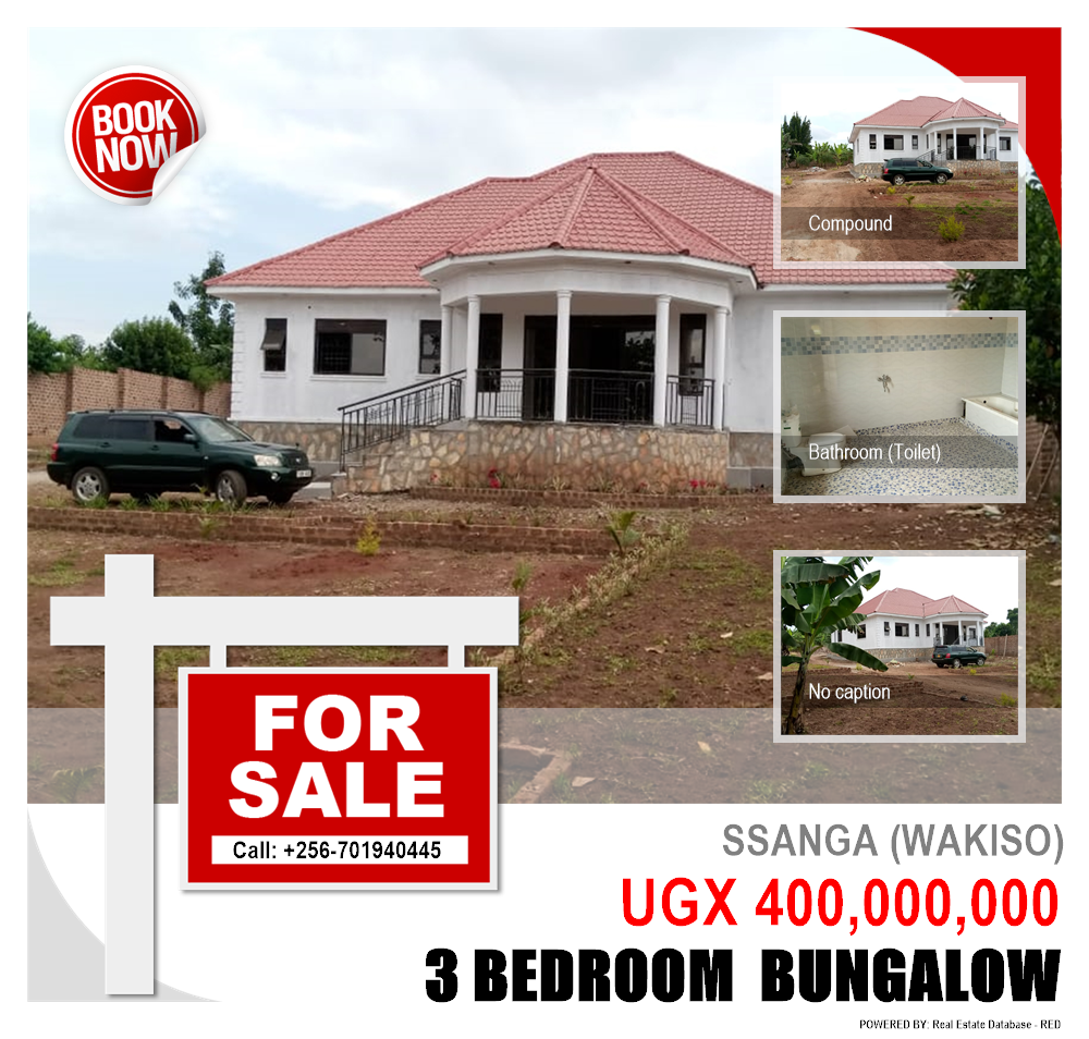 3 bedroom Bungalow  for sale in Ssanga Wakiso Uganda, code: 127849