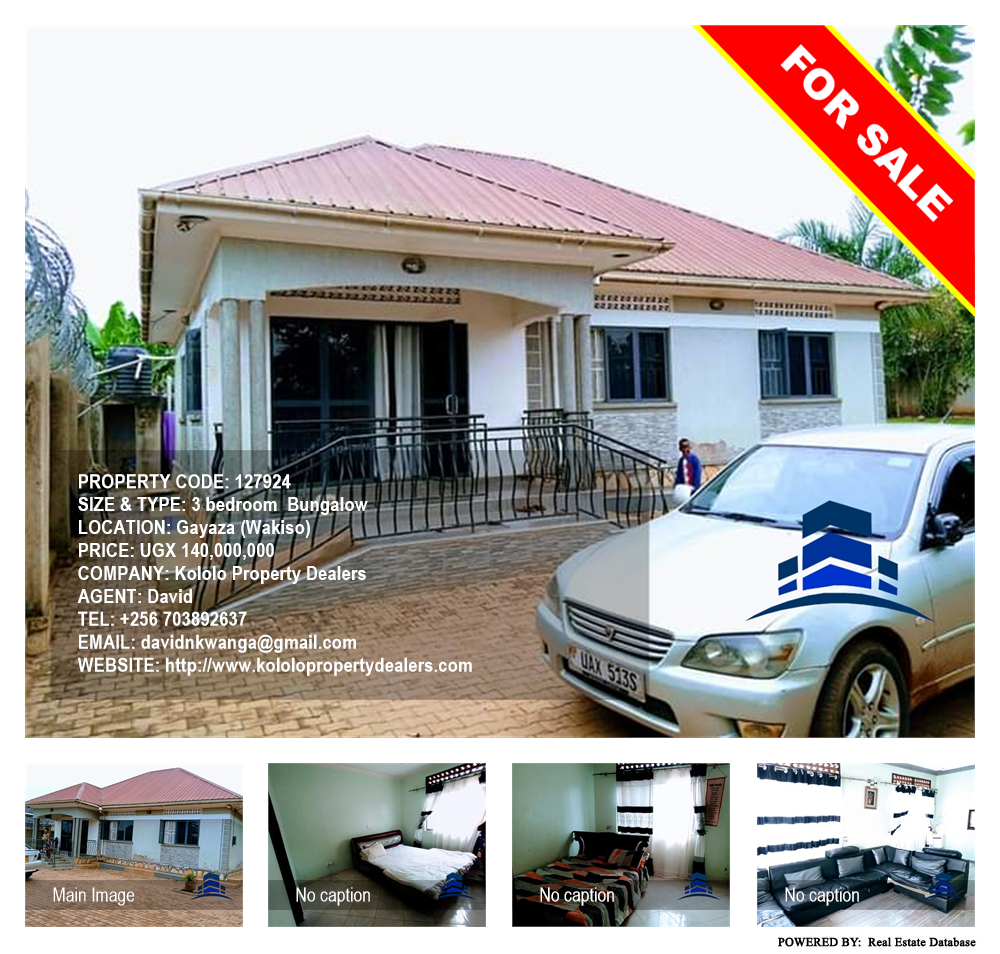 3 bedroom Bungalow  for sale in Gayaza Wakiso Uganda, code: 127924