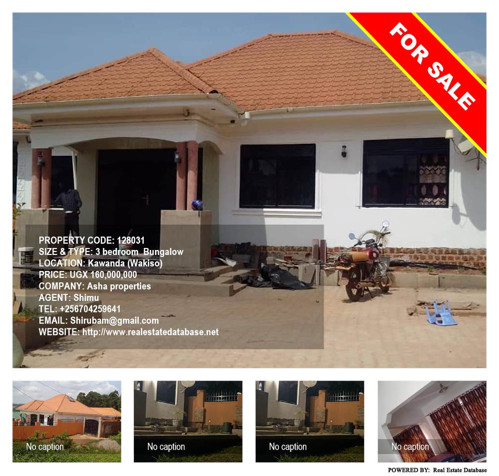 3 bedroom Bungalow  for sale in Kawanda Wakiso Uganda, code: 128031