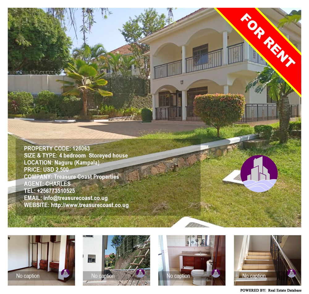 4 bedroom Storeyed house  for rent in Naguru Kampala Uganda, code: 128063