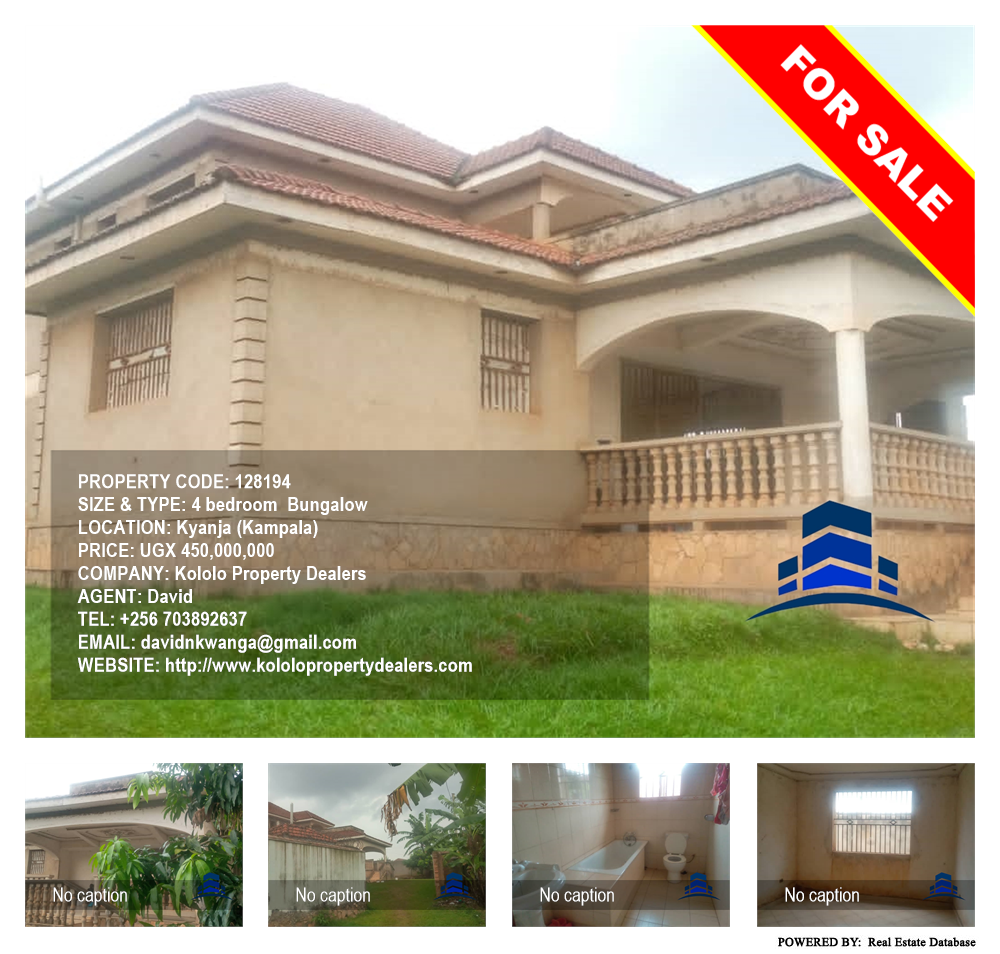4 bedroom Bungalow  for sale in Kyanja Kampala Uganda, code: 128194
