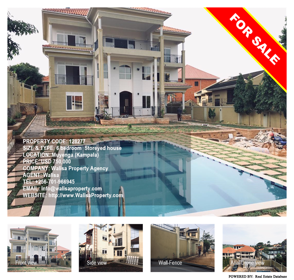 6 bedroom Storeyed house  for sale in Muyenga Kampala Uganda, code: 128277