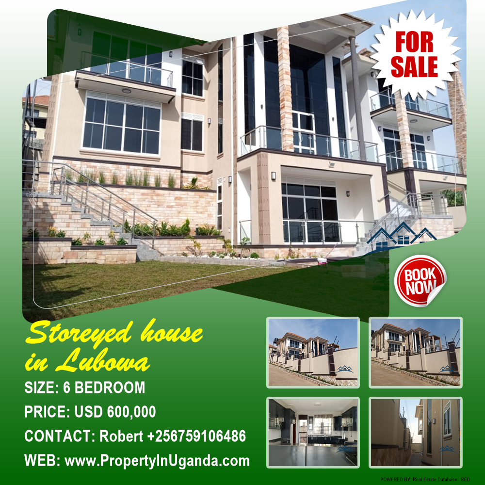 6 bedroom Storeyed house  for sale in Lubowa Wakiso Uganda, code: 128293