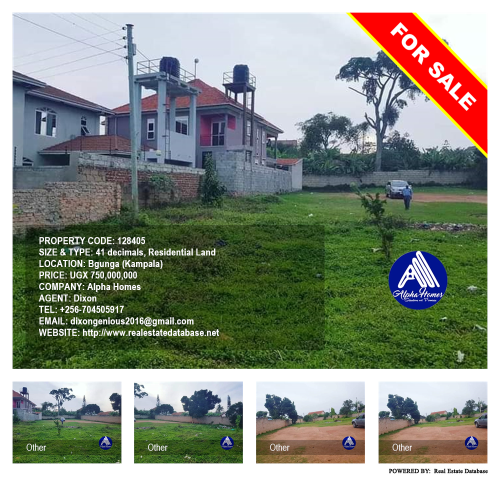 Residential Land  for sale in Bbunga Kampala Uganda, code: 128405