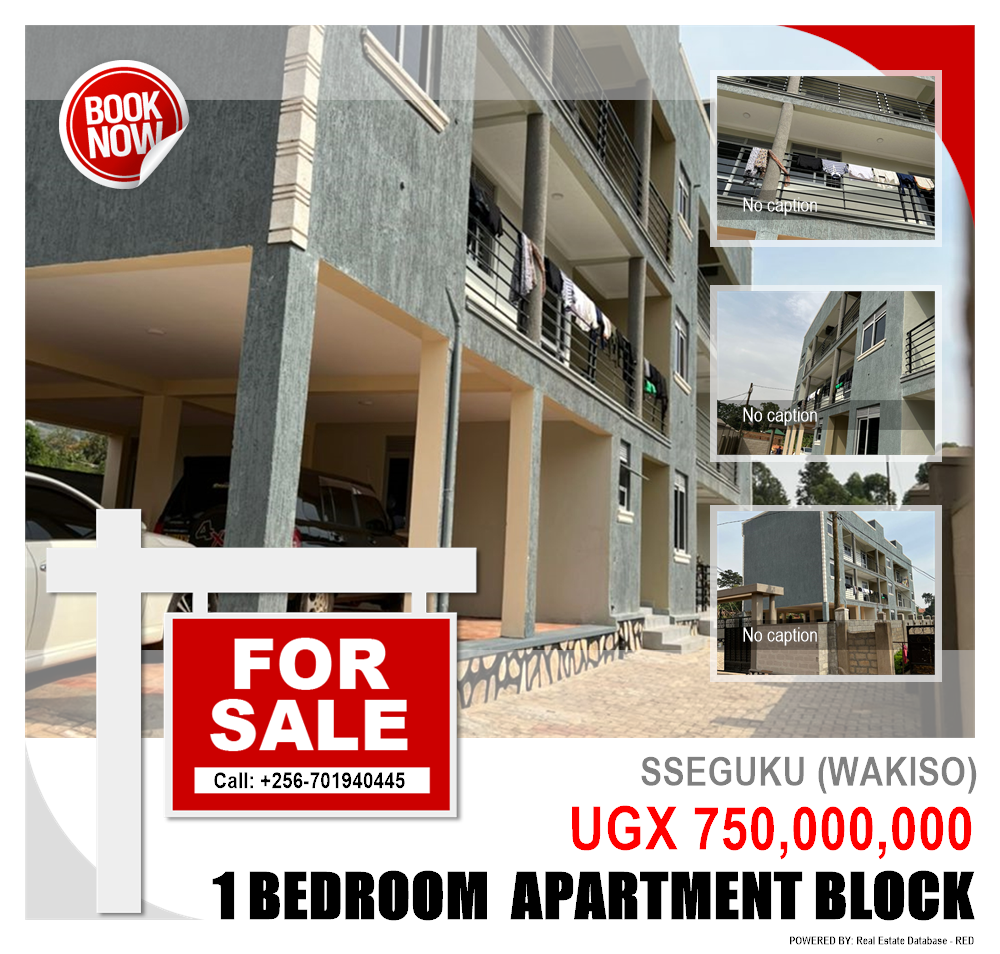 1 bedroom Apartment block  for sale in Seguku Wakiso Uganda, code: 128526