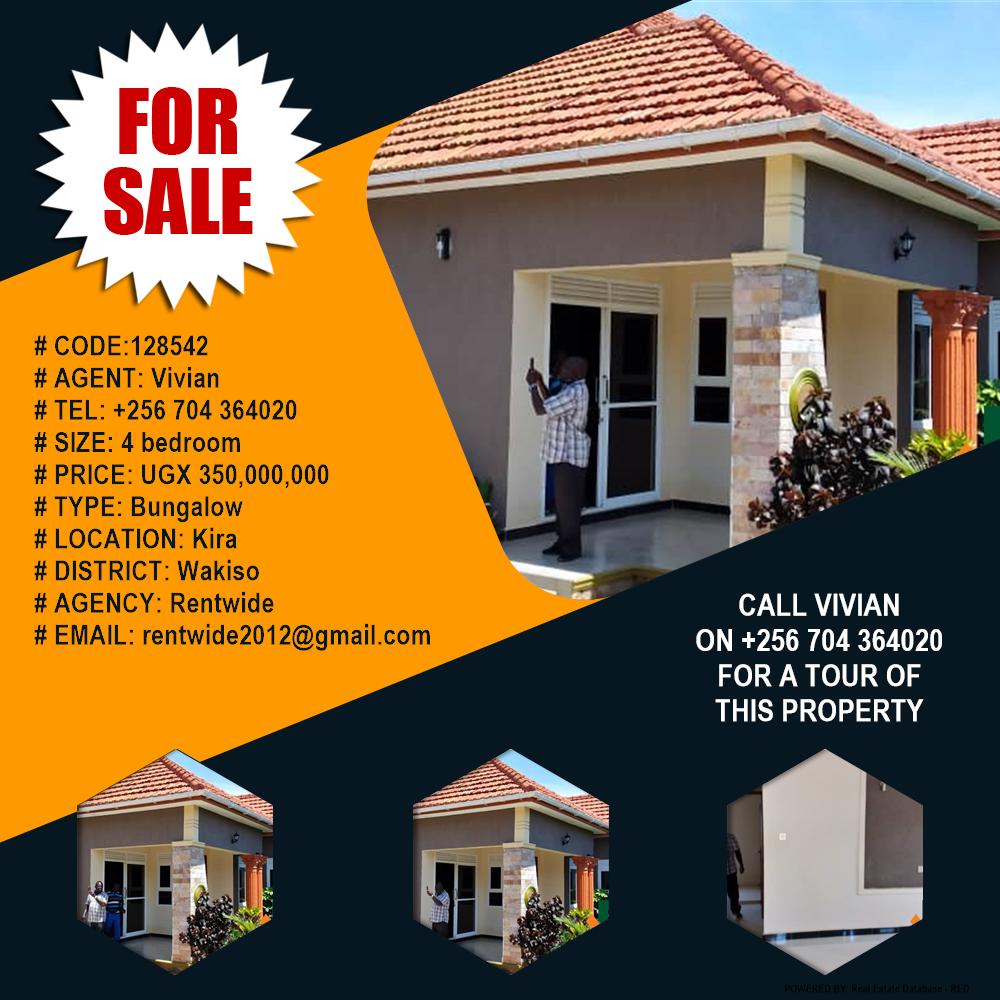 4 bedroom Bungalow  for sale in Kira Wakiso Uganda, code: 128542