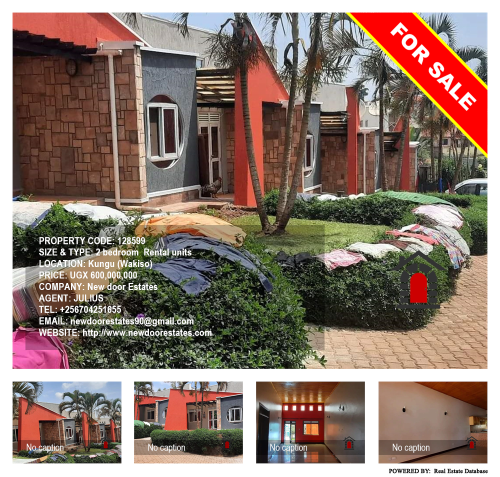 2 bedroom Rental units  for sale in Kungu Wakiso Uganda, code: 128599