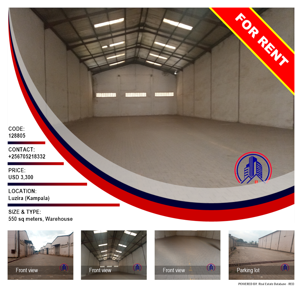 Warehouse  for rent in Luzira Kampala Uganda, code: 128805
