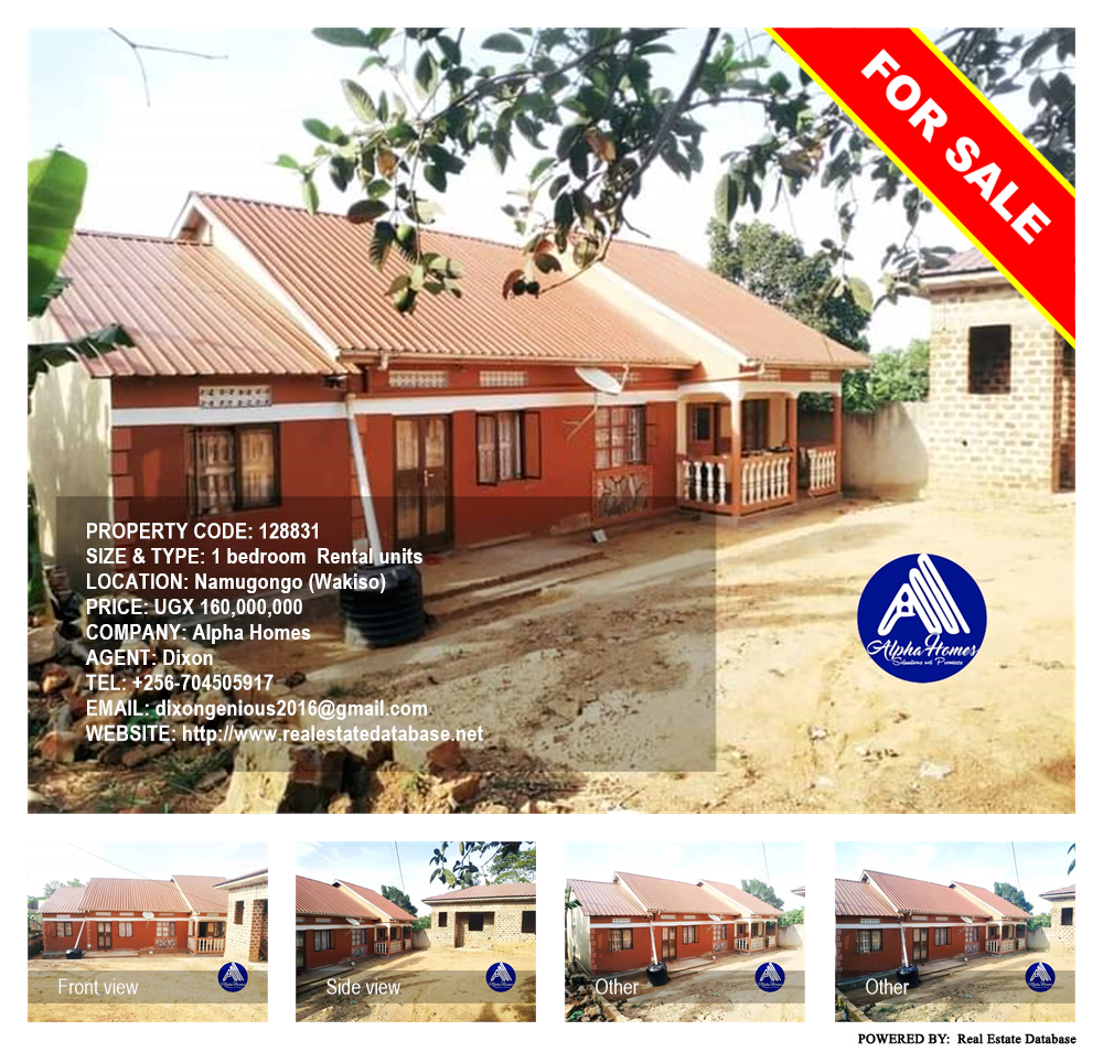 1 bedroom Rental units  for sale in Namugongo Wakiso Uganda, code: 128831
