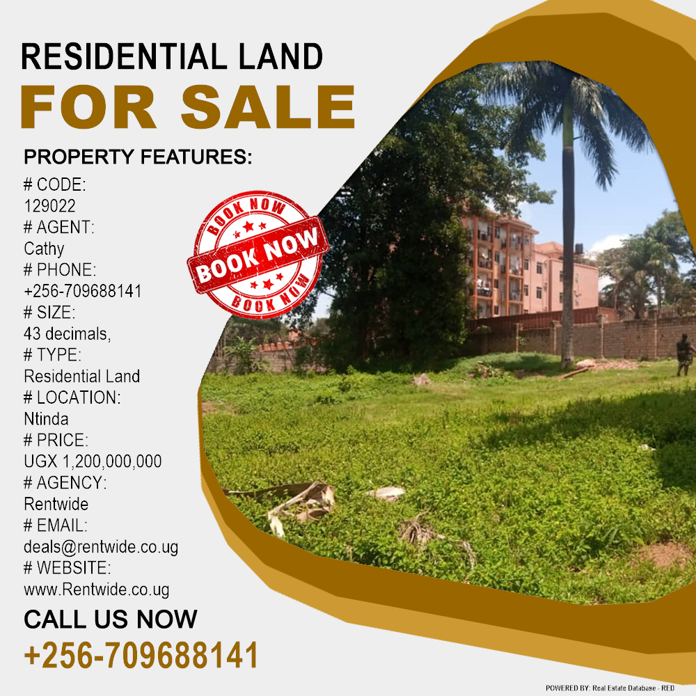 Residential Land  for sale in Ntinda Kampala Uganda, code: 129022