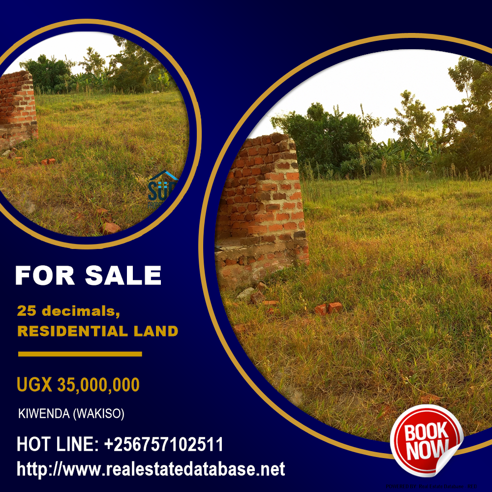 Residential Land  for sale in Kiwenda Wakiso Uganda, code: 129326