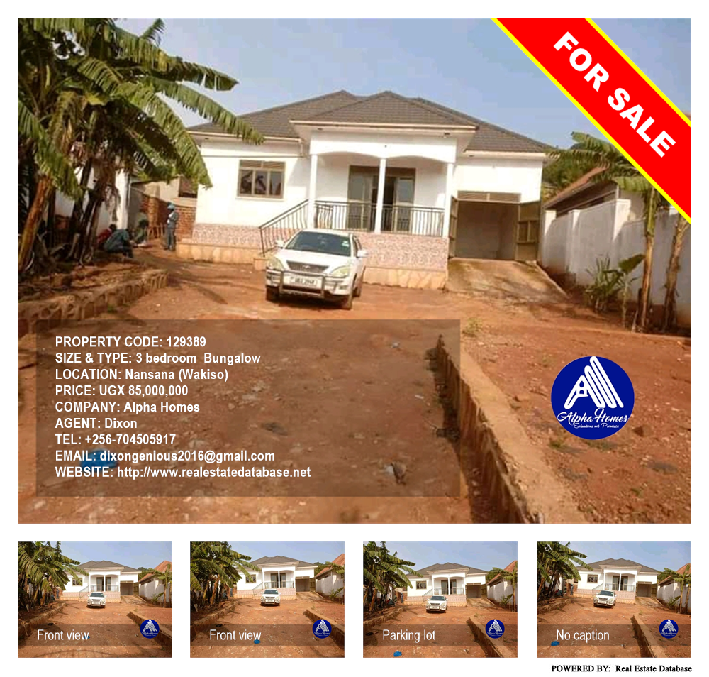 3 bedroom Bungalow  for sale in Nansana Wakiso Uganda, code: 129389